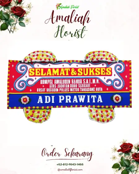 Papan Bunga Ucapan Selamat Pasungan